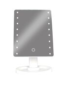 Grand miroir LED Cenocco CC9106 blanc - 21x18x7 cm